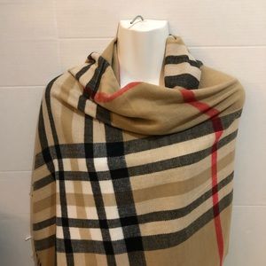 Women’s Winter Check Scarf/Wrap/Shawl